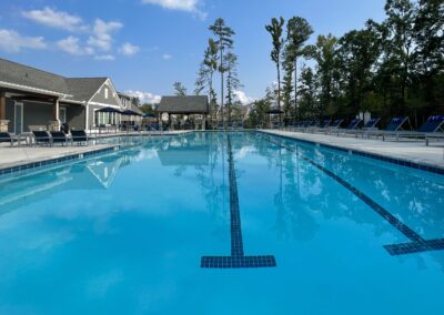 Towns at Swift Creek pool with lap lanes